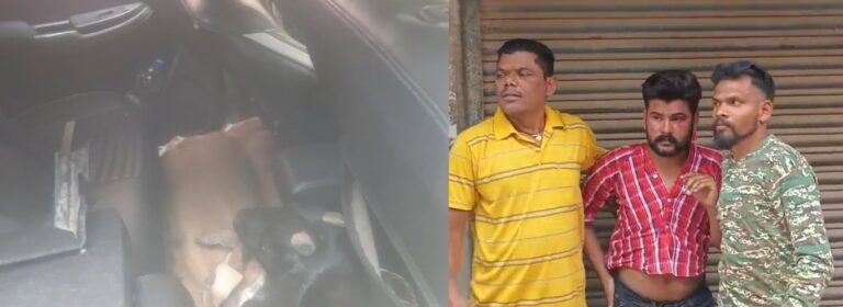 जमशेदपुर: परसुडीह में बकरी चोर गिरोह का भंडाफोड़; कार से 8 बकरियां बरामद, एक आरोपी की जमकर धुनाई