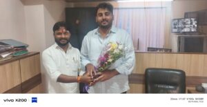 आदित्यपुर: लोजपा प्रदेश सचिव मनोज पासवान ने उप महापौर अंकुर सिंह से की शिष्टाचार मुलाकात, जनसमस्याओं पर हुई चर्चा