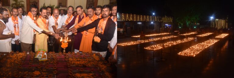 जमशेदपुर: 11,000 दीपों की रोशनी से जगमगाया राम मंदिर, भव्य दीपोत्सव में उमड़ा श्रद्धा का सैलाब