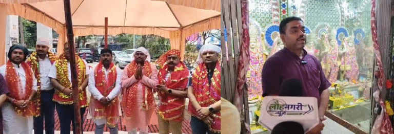 शीतला मंदिर में श्रद्धा और भक्ति के साथ हुआ ध्वज पूजन, 25 मार्च को निकलेगी भव्य कलश यात्रा