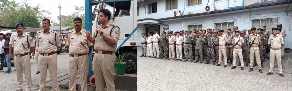 रामनवमी के मद्देनज़र पुलिस छावनी में तब्दील हुआ जमशेदपुर,सिटी एसपी कुमार शिवाशीष ने साकची सीसीआर में दिए कड़े निर्देश