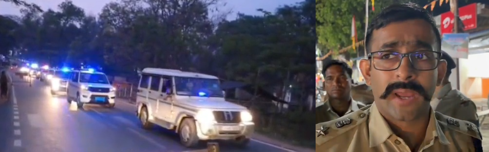 जमशेदपुर में रामनवमी की धूम, ग्रामीण एसपी ने संवेदनशील इलाकों में निकाला फ्लैग मार्च