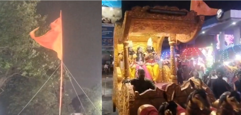 जमशेदपुर: साकची में श्री श्री बाल मंदिर अखाड़ा की भव्य शोभायात्रा, 65 सदस्यीय डंका और छऊ नृत्य ने मोहा मन