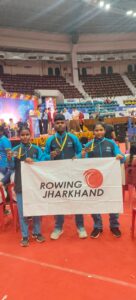 जमशेदपुर: टाटा स्टील एडवेंचर फाउंडेशन रोइंग अकादमी का राष्ट्रीय मंच पर धमाका,नेशनल चैम्पियनशिप में जीते 4 पदक