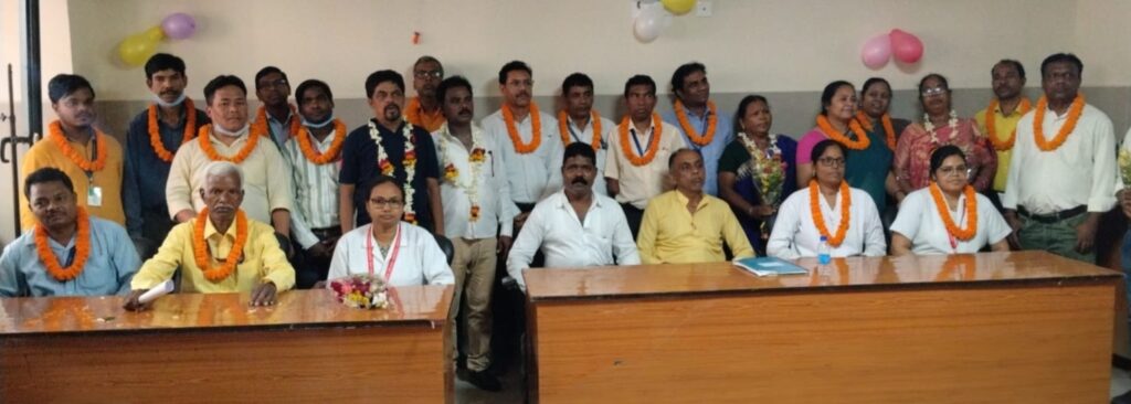 एमजीएम अस्पताल कर्मचारी संघ का चुनाव संपन्न, भगीरथ सोरेन बने अध्यक्ष