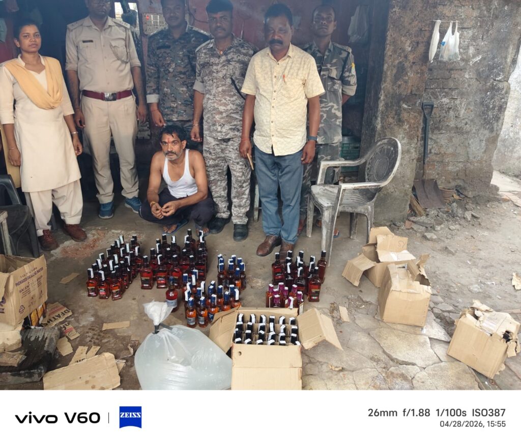 अवैध शराब पर प्रहार: पोटका और बागबेड़ा में छापेमारी; भारी मात्रा में शराब जब्त, एक गिरफ्तार