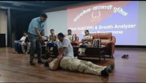 सरायकेला में सड़क सुरक्षा को लेकर विशेष प्रशिक्षण कार्यक्रम, पुलिस जवानों को ब्रेथ एनालाइजर और फर्स्ट एड की दी गई ट्रेनिंग