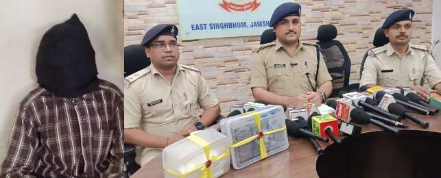 चाकुलिया में घर से गांजा बेचते व्यक्ति गिरफ्तार, 336 ग्राम गांजा बरामद