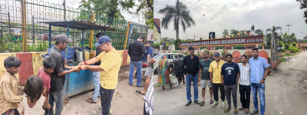 मानवता की सेवा में ‘प्रयत्न’: टाटानगर स्टेशन और बिस्टुपुर में 100 से अधिक जरूरतमंदों को कराया भोजन
