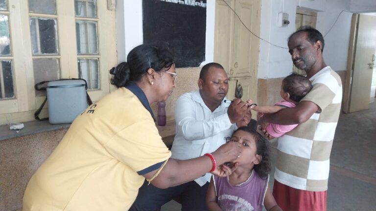 दो साल बाद शुरू हुए पल्स पोलियो अभियान में रेलवे सिविल डिफेंस ने निभाई अहम भूमिका