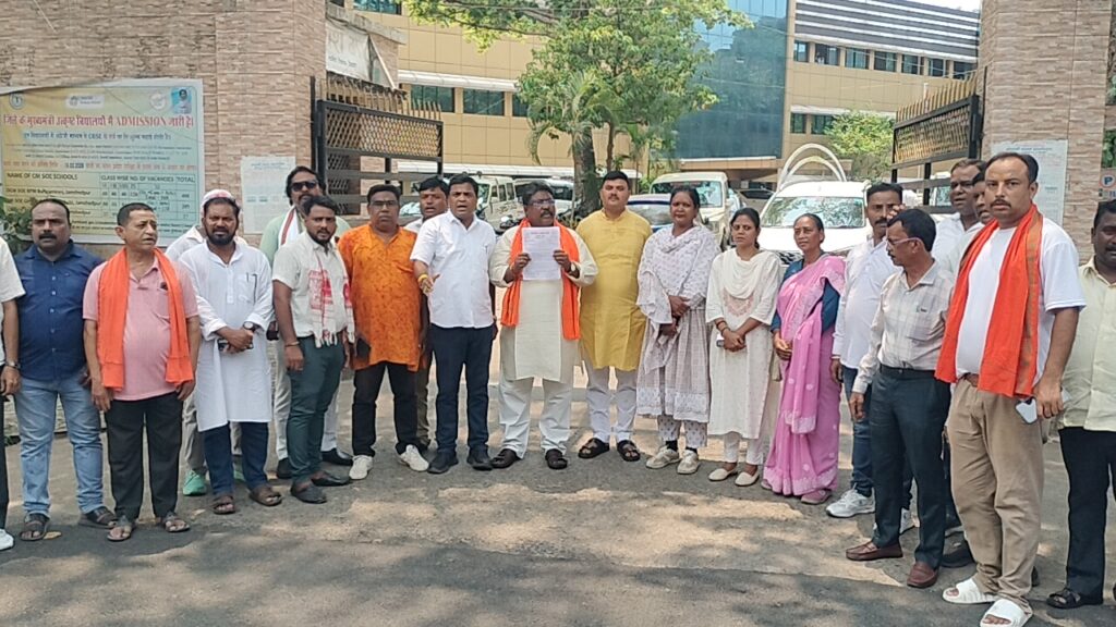 खासमहाल-गोविंदपुर सड़क निर्माण में अनियमितता का आरोप, भाजपा ने की उच्चस्तरीय जांच की मांग