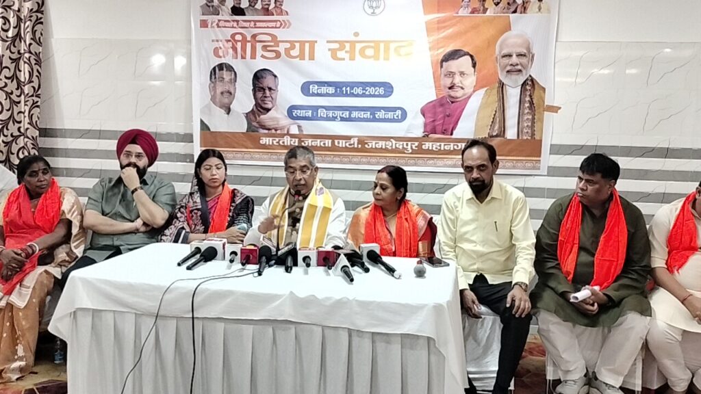 भाजपा प्रदेश अध्यक्ष आदित्य साहू ने गिनाईं केंद्र सरकार की 12 वर्षों की उपलब्धियां, जनकल्याणकारी योजनाओं पर दिया जोर