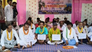बागबेड़ा ग्रामीण जलापूर्ति योजना चालू करने की मांग को लेकर धरना, 15 दिन में काम शुरू नहीं हुआ तो तेज होगा आंदोलन