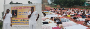अंतरराष्ट्रीय योग दिवस पर जे.पी. स्कूल ट्रस्ट ने आयोजित किया भव्य योग शिविर, सैकड़ों लोगों ने किया योगाभ्यास