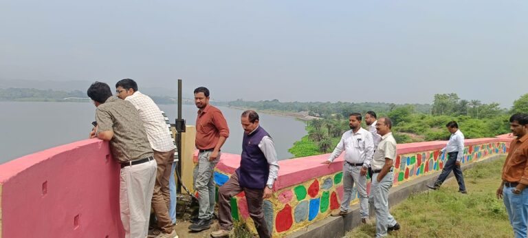 गालूडीह बराज डैम का केंद्रीय जल आयोग की टीम ने किया निरीक्षण, टेलीमेट्री सिस्टम का भी लिया जायजा