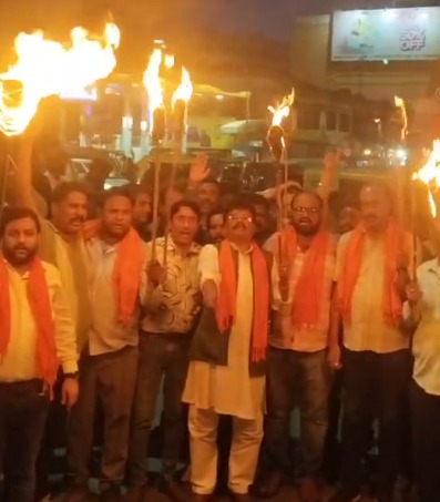 हिमांशु सिंह हत्याकांड के विरोध में भाजपा का मशाल जुलूस, 3 जुलाई बंद को सफल बनाने की अपील
