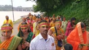 कालिका नगर काली मंदिर में भव्य कलश यात्रा, शिव प्राण प्रतिष्ठा समारोह का आयोजन
