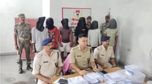 सरायकेला में डकैती की बड़ी साजिश नाकाम, हथियारों के साथ 6 आरोपी गिरफ्तार