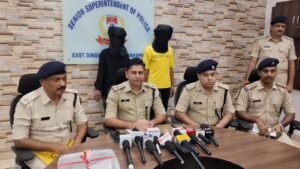 जमशेदपुर: जुगसलाई में हत्या की साजिश नाकाम; घाघीडीह जेल से भाकुड ने रची थी रंगदारी व मर्डर की पटकथा, 2 शूटर पिस्टल व भुजली संग गिरफ्तार