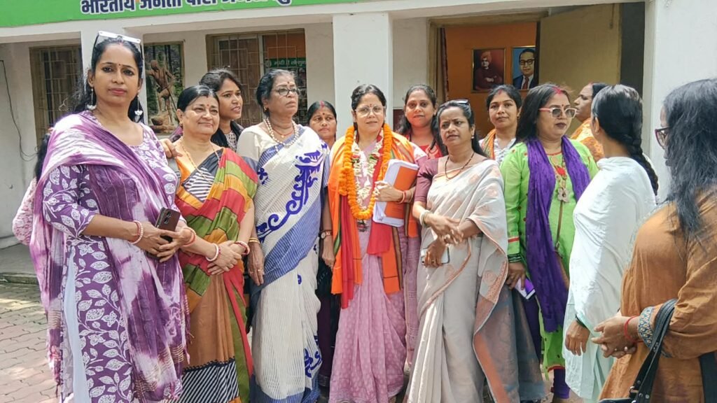 जमशेदपुर पहुंचीं भाजपा महिला मोर्चा प्रदेश अध्यक्ष डॉ. सीमा सिंह, महिला कार्यकर्ताओं ने किया भव्य स्वागत