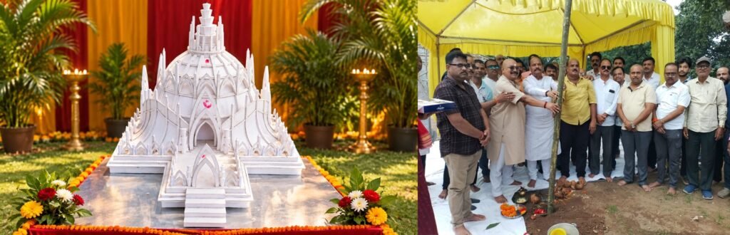 एग्रिको दुर्गा पूजा पंडाल का भूमि पूजन संपन्न, रघुवर दास ने रखी पूजा की आधारशिला