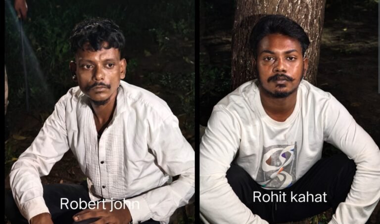 बारीडीह में पेट्रोल पंप के पीछे संदिग्ध हालत में बैठे दो युवक हिरासत में, एक के पास हथियार-कारतूस मिलने की सूचना