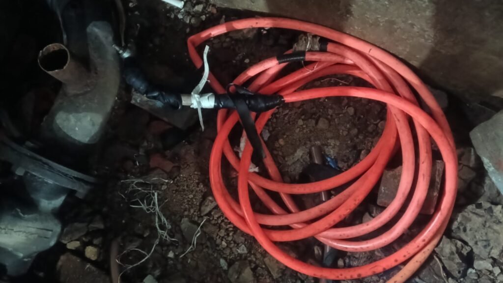 बागबेड़ा में पंप हाउस से चेक वाल्व चोरी, 1140 क्वार्टरों की जलापूर्ति ठप