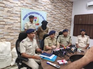 बहरागोड़ा में 113 किलो गांजा बरामद, कार सवार तस्कर गिरफ्तार